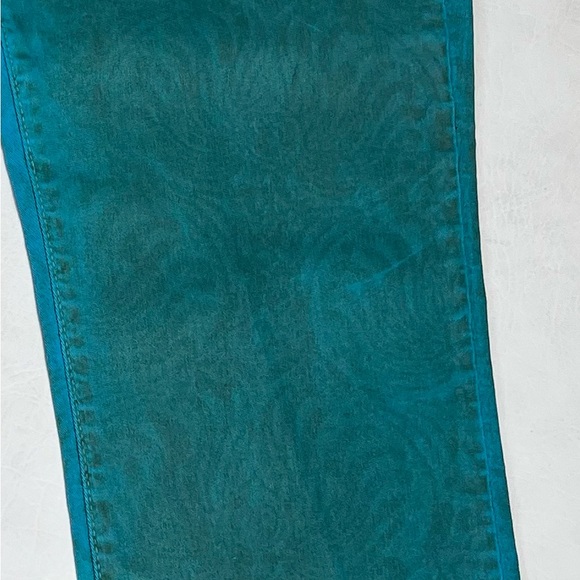 NYDJ SKINNY JEANS COLOR TURQUOISE SIZE 2 - Picture 6 of 9